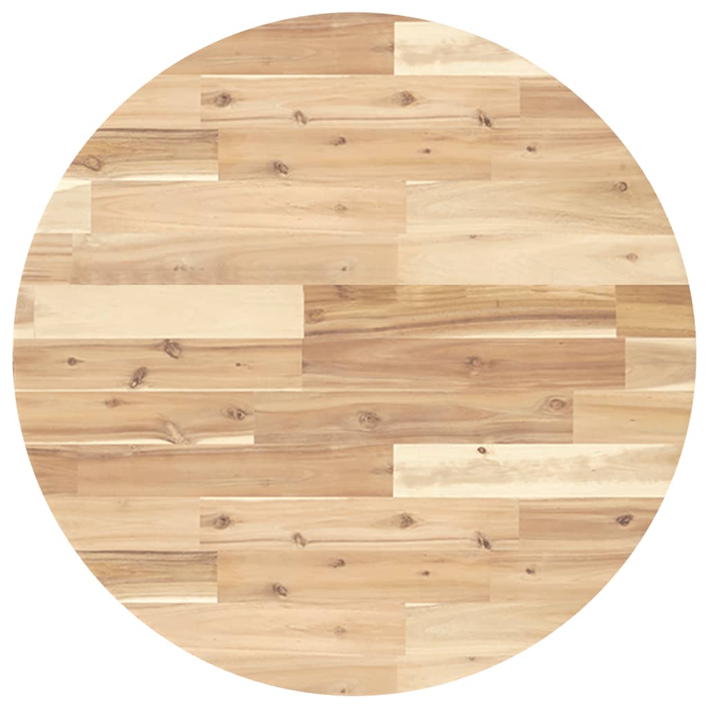 Tafelblad rond Ø 50x2 cm massief acaciahout is nu te koop bij PeponiXL, paradijselijk wonen!