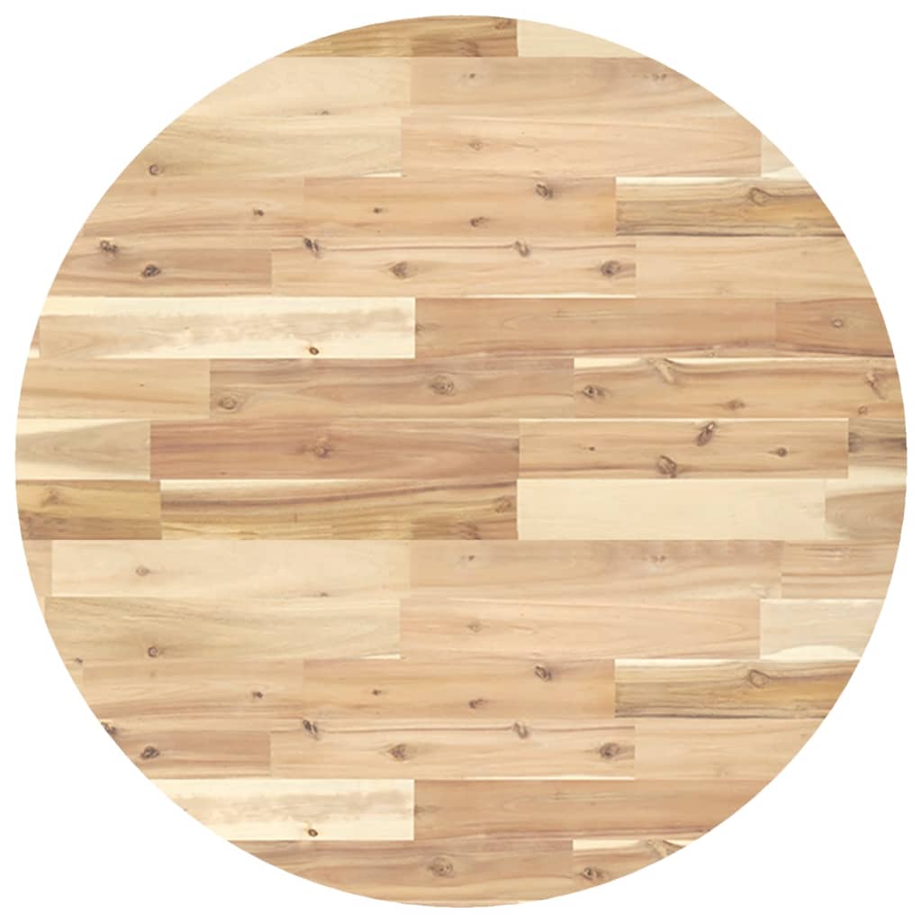 Tafelblad rond Ø 80x2 cm massief acaciahout is nu te koop bij PeponiXL, paradijselijk wonen!