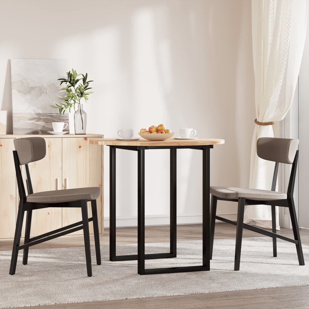 Tafelblad rond Ø 80x2 cm massief acaciahout is nu te koop bij PeponiXL, paradijselijk wonen!
