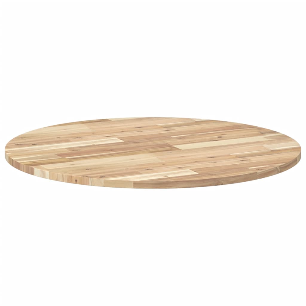 Tafelblad rond Ø 80x2 cm massief acaciahout is nu te koop bij PeponiXL, paradijselijk wonen!