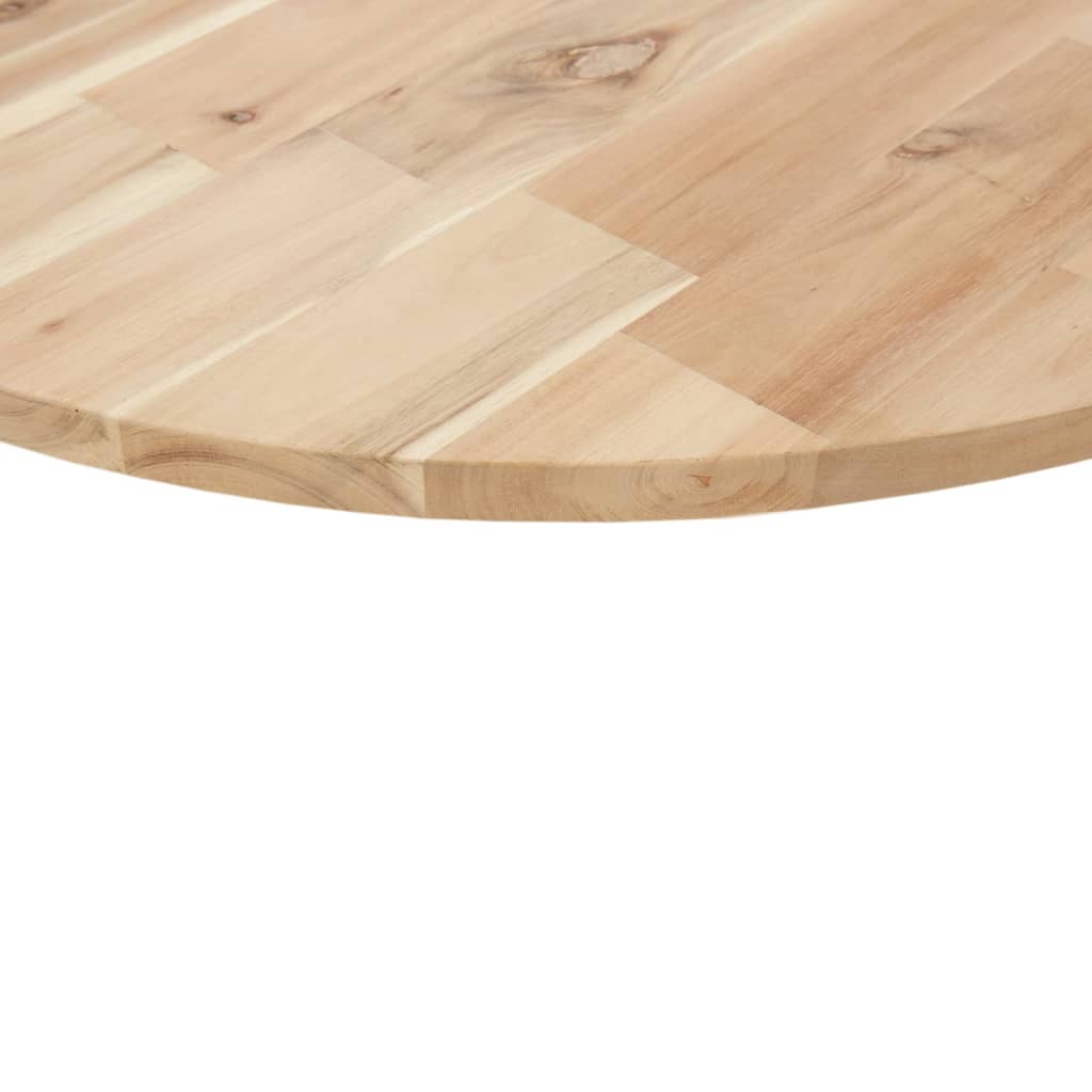 Tafelblad rond Ø 80x2 cm massief acaciahout is nu te koop bij PeponiXL, paradijselijk wonen!