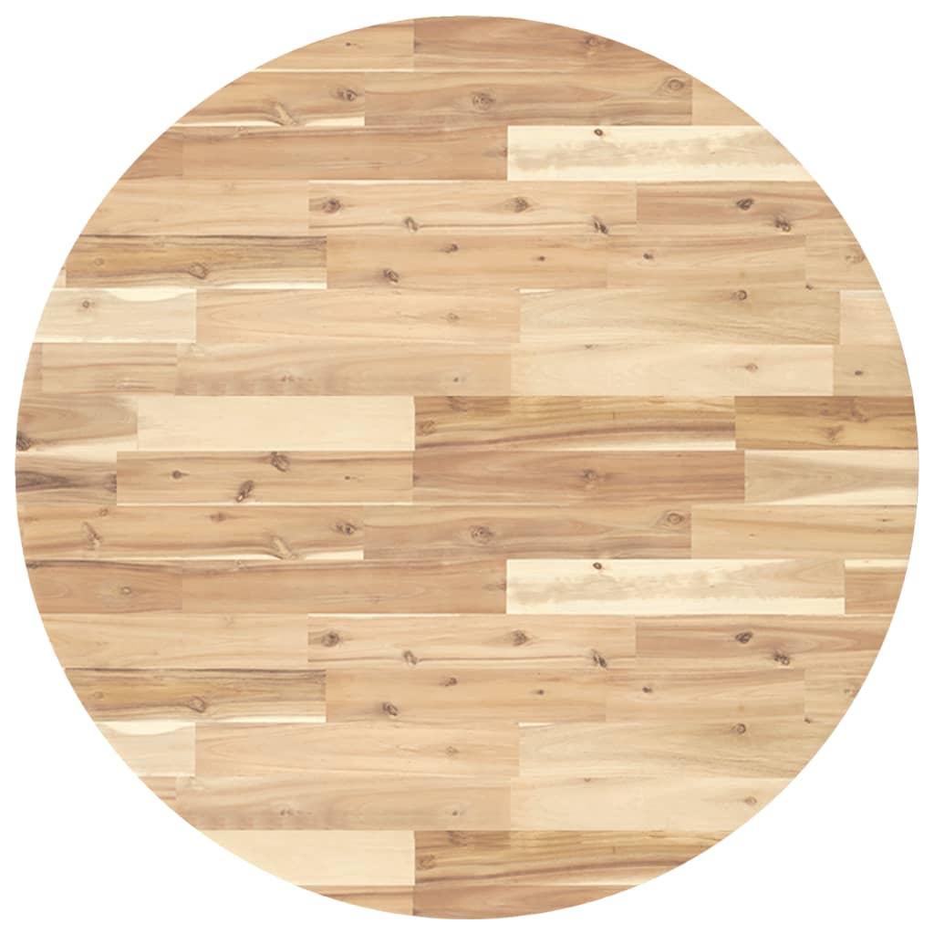 Tafelblad rond Ø 90x2 cm massief acaciahout is nu te koop bij PeponiXL, paradijselijk wonen!