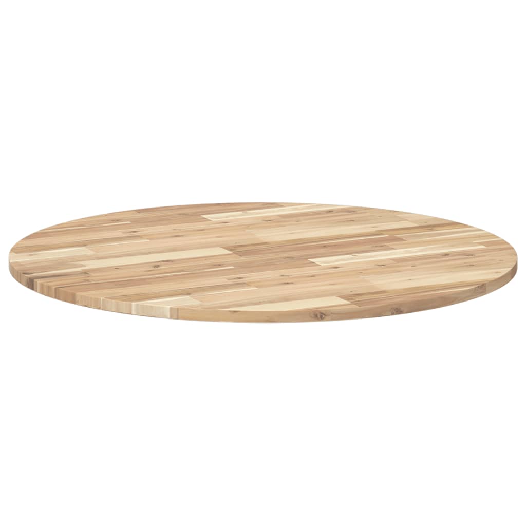 Tafelblad rond Ø 90x2 cm massief acaciahout is nu te koop bij PeponiXL, paradijselijk wonen!