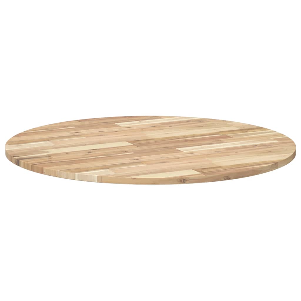 Tafelblad rond Ø 90x2 cm massief acaciahout is nu te koop bij PeponiXL, paradijselijk wonen!