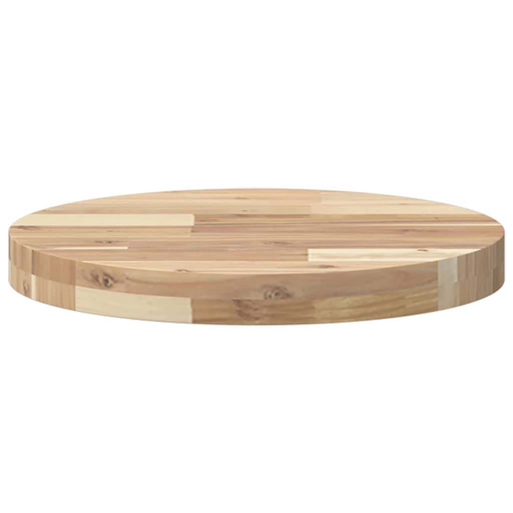 Tafelblad rond Ø 40x4 cm massief acaciahout is nu te koop bij PeponiXL, paradijselijk wonen!