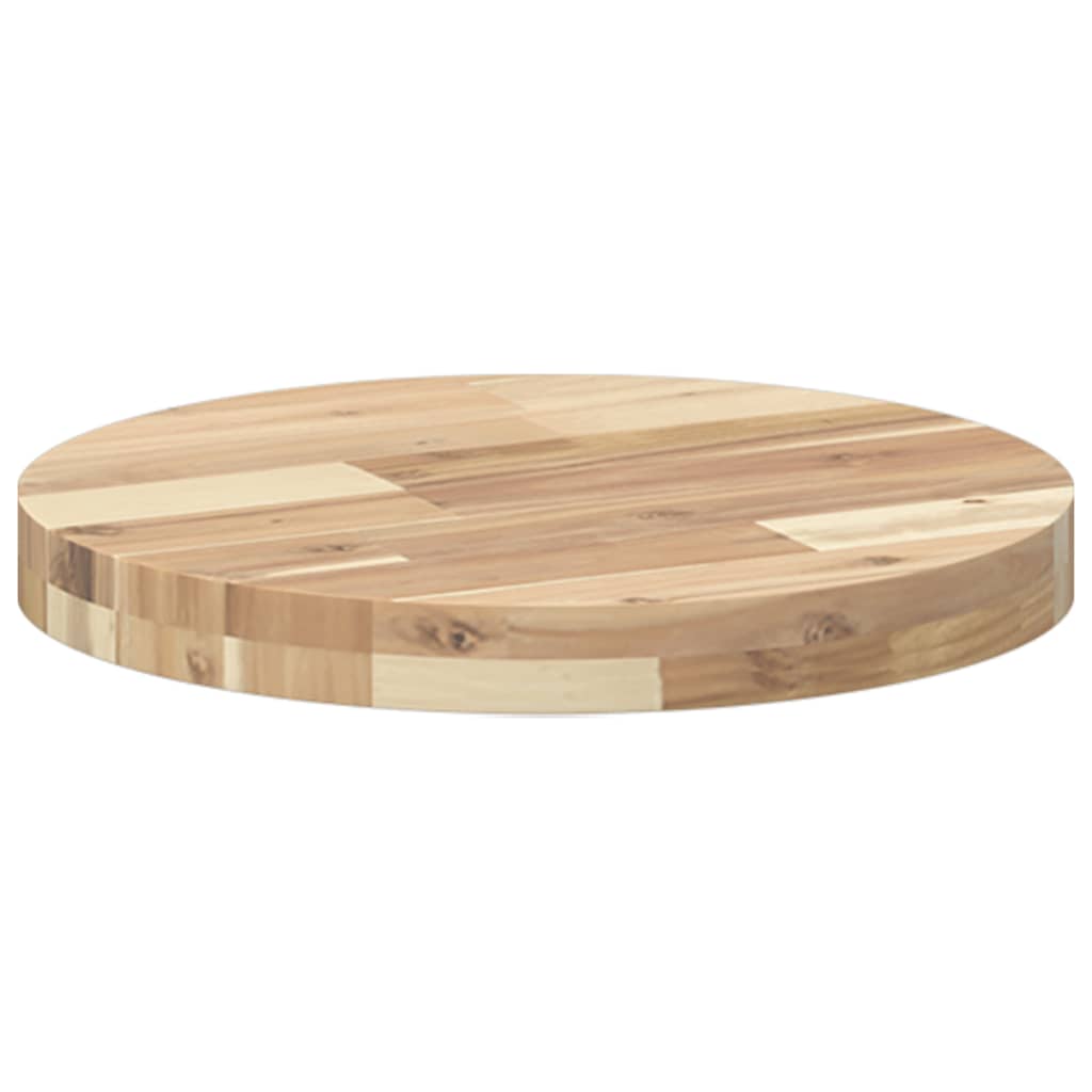Tafelblad rond Ø 40x4 cm massief acaciahout is nu te koop bij PeponiXL, paradijselijk wonen!