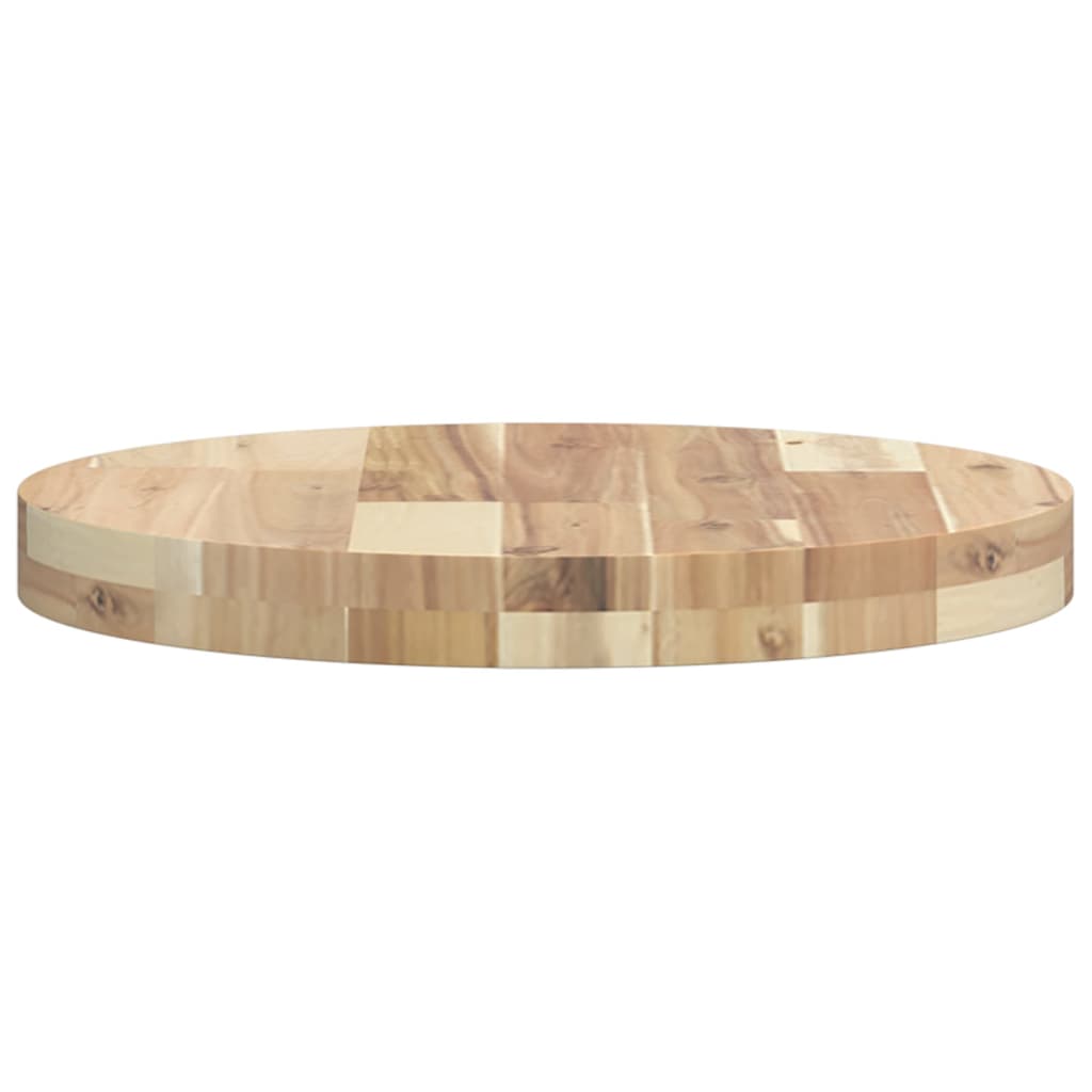 Tafelblad rond Ø 40x4 cm massief acaciahout is nu te koop bij PeponiXL, paradijselijk wonen!