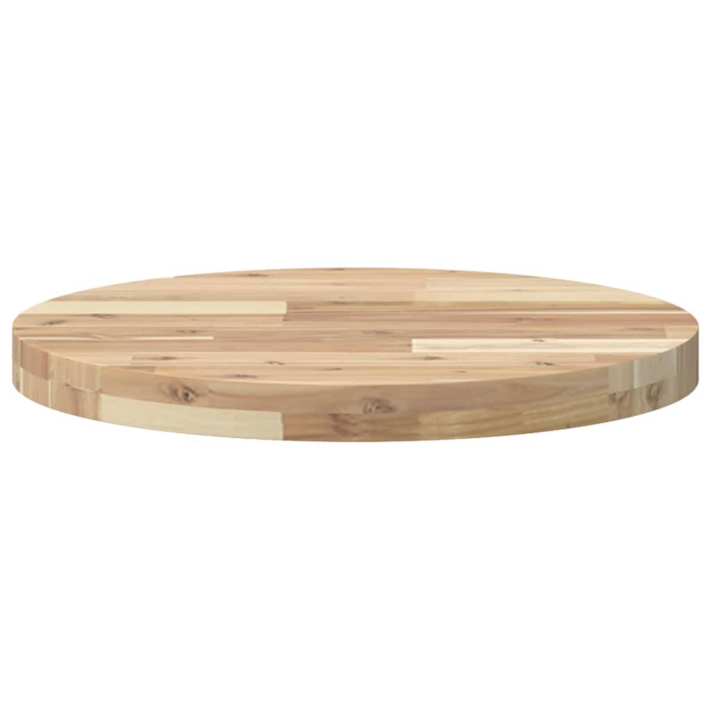 Tafelblad rond Ø 50x4 cm massief acaciahout is nu te koop bij PeponiXL, paradijselijk wonen!