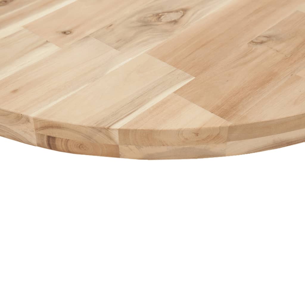 Tafelblad rond Ø 50x4 cm massief acaciahout is nu te koop bij PeponiXL, paradijselijk wonen!
