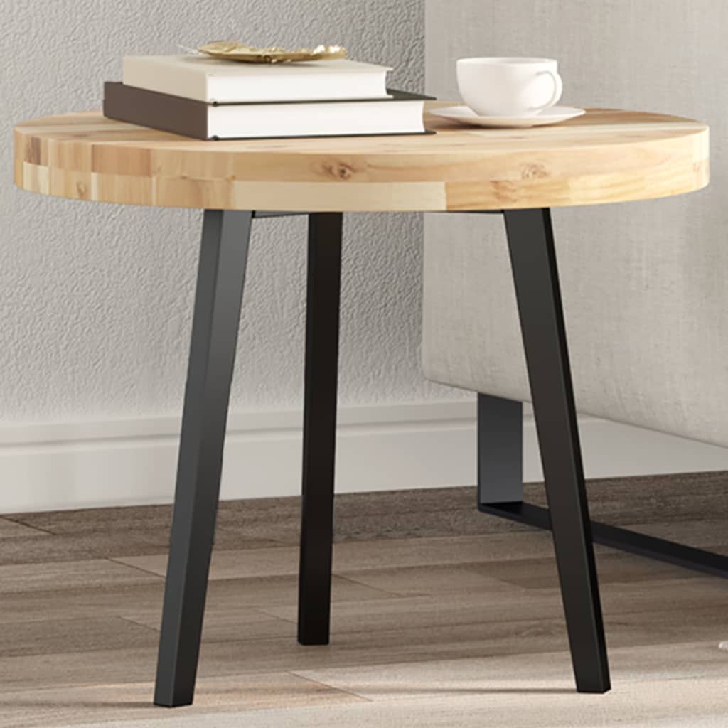 Tafelblad rond Ø 50x4 cm massief acaciahout is nu te koop bij PeponiXL, paradijselijk wonen!
