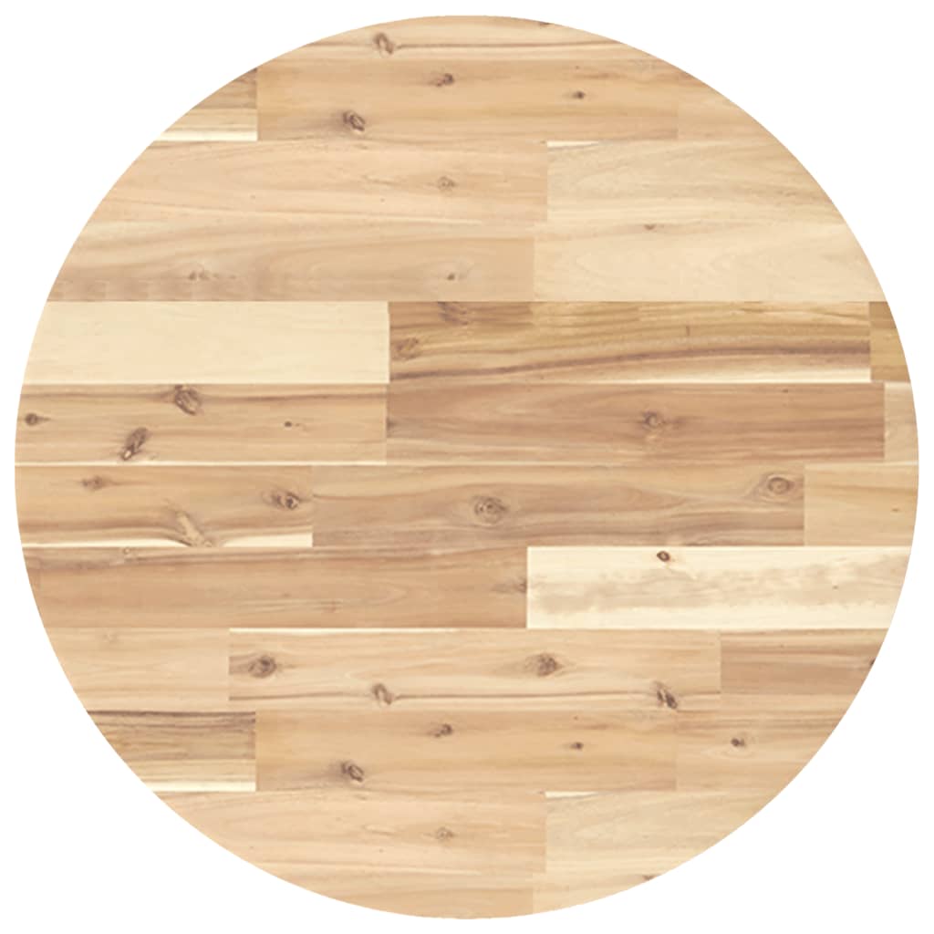 Tafelblad rond Ø 60x4 cm massief acaciahout is nu te koop bij PeponiXL, paradijselijk wonen!