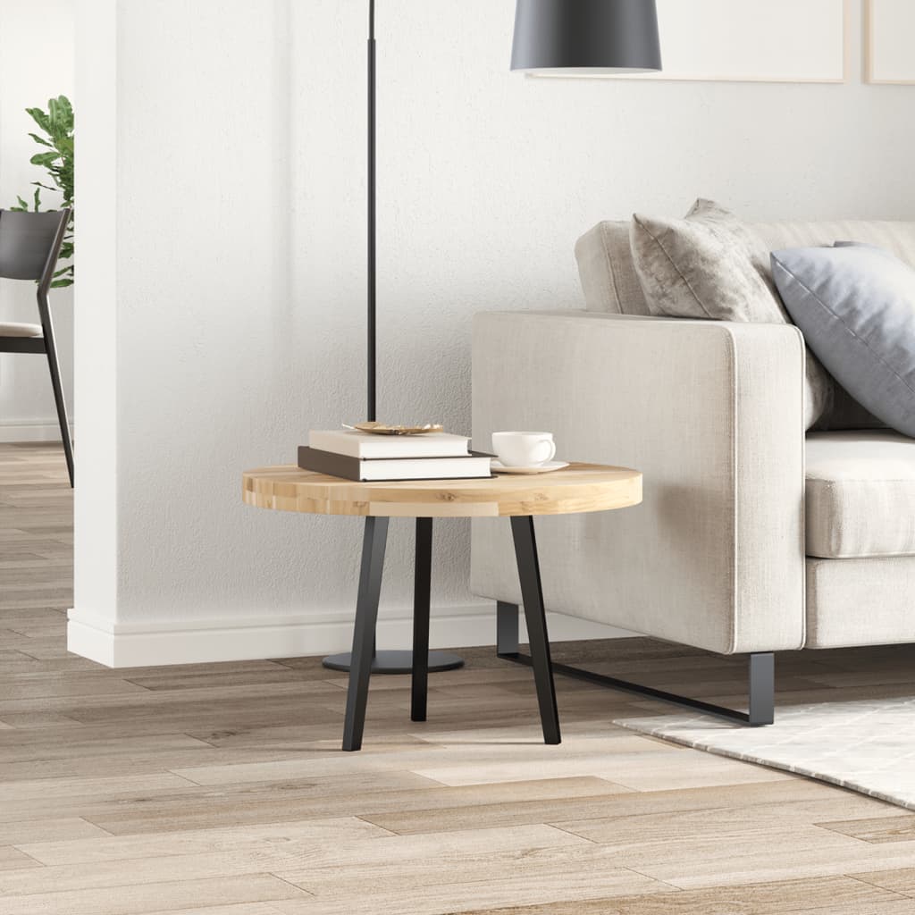 Tafelblad rond Ø 60x4 cm massief acaciahout is nu te koop bij PeponiXL, paradijselijk wonen!