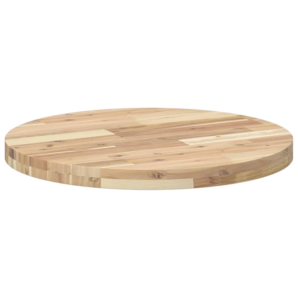 Tafelblad rond Ø 60x4 cm massief acaciahout is nu te koop bij PeponiXL, paradijselijk wonen!