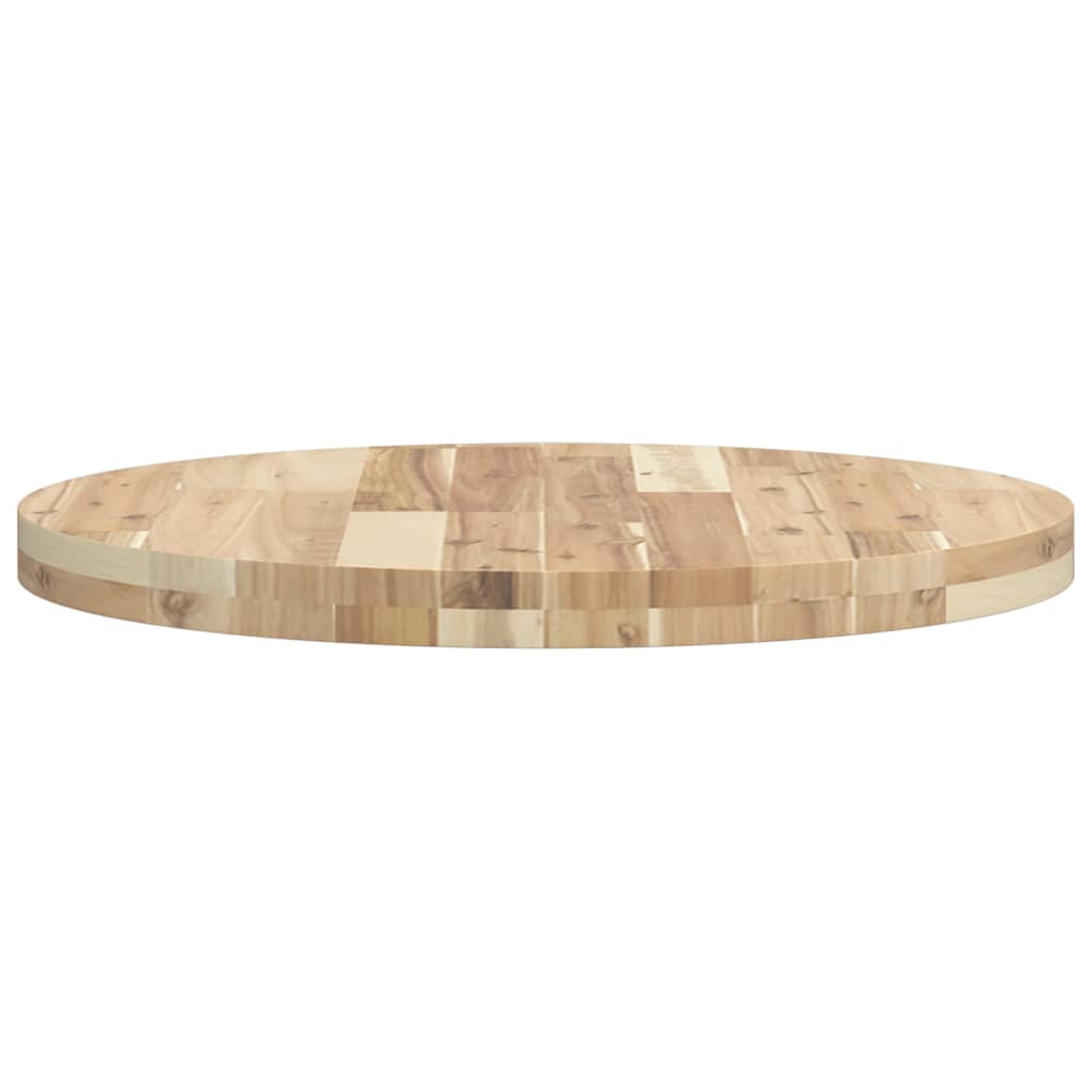 Tafelblad rond Ø 60x4 cm massief acaciahout is nu te koop bij PeponiXL, paradijselijk wonen!