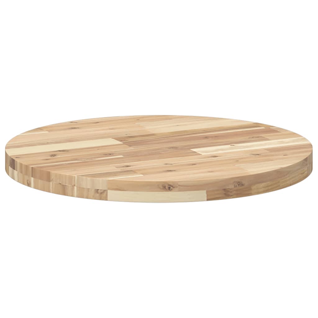 Tafelblad rond Ø 60x4 cm massief acaciahout is nu te koop bij PeponiXL, paradijselijk wonen!