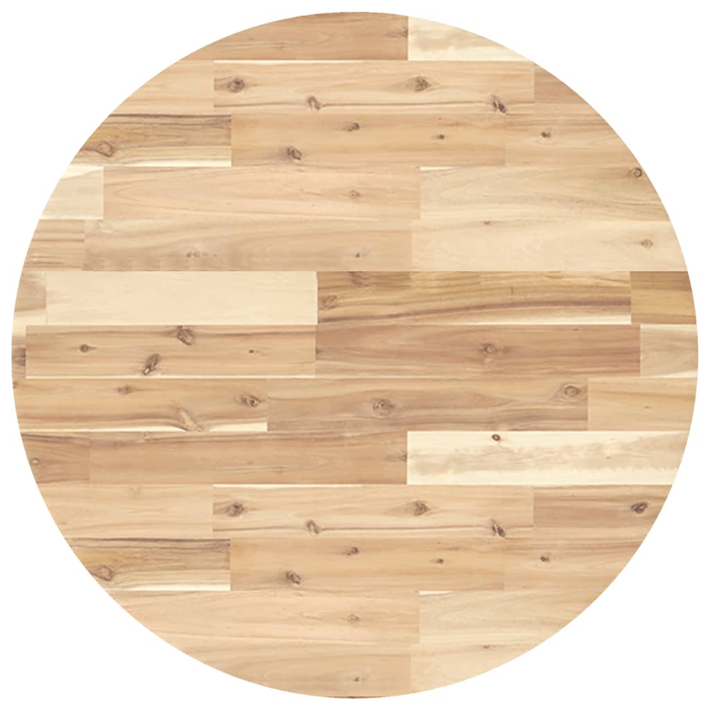Tafelblad rond Ø 70x4 cm massief acaciahout is nu te koop bij PeponiXL, paradijselijk wonen!