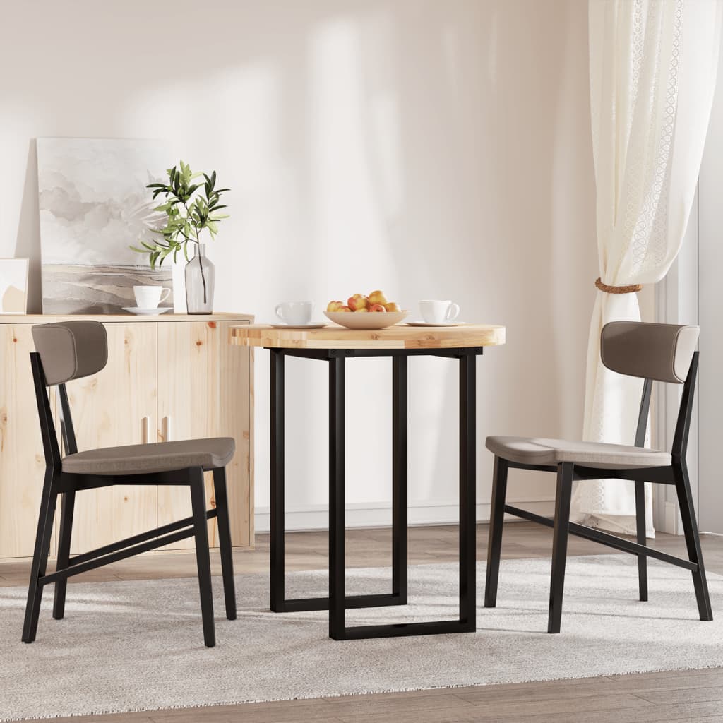 Tafelblad rond Ø 70x4 cm massief acaciahout is nu te koop bij PeponiXL, paradijselijk wonen!