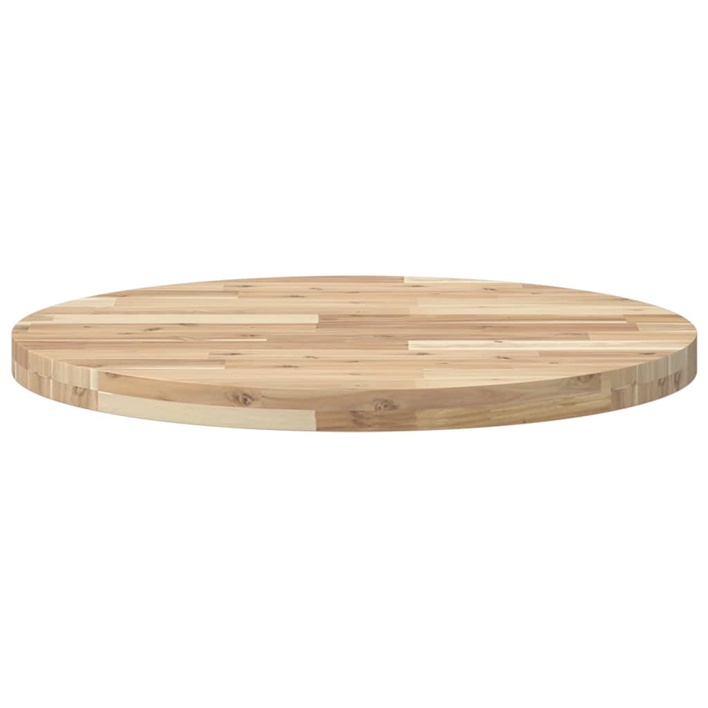 Tafelblad rond Ø 70x4 cm massief acaciahout is nu te koop bij PeponiXL, paradijselijk wonen!