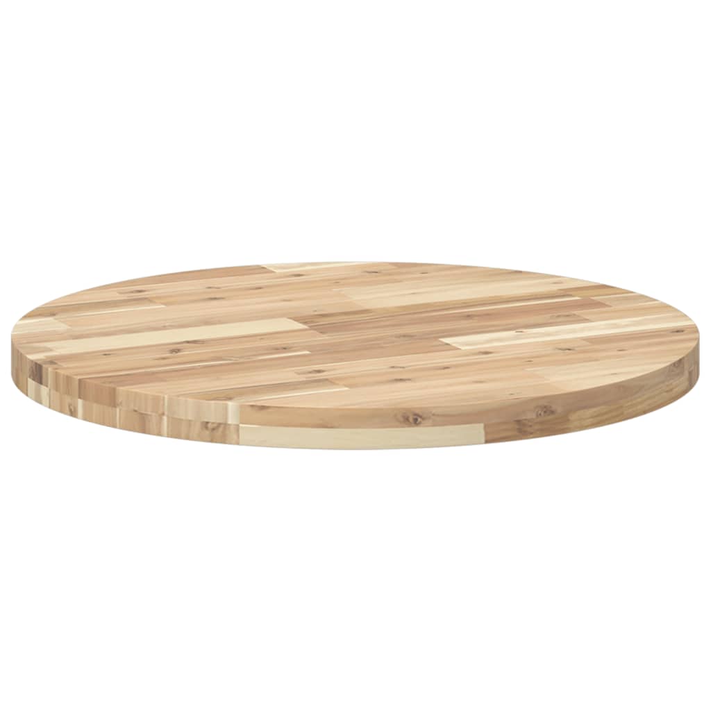 Tafelblad rond Ø 70x4 cm massief acaciahout is nu te koop bij PeponiXL, paradijselijk wonen!
