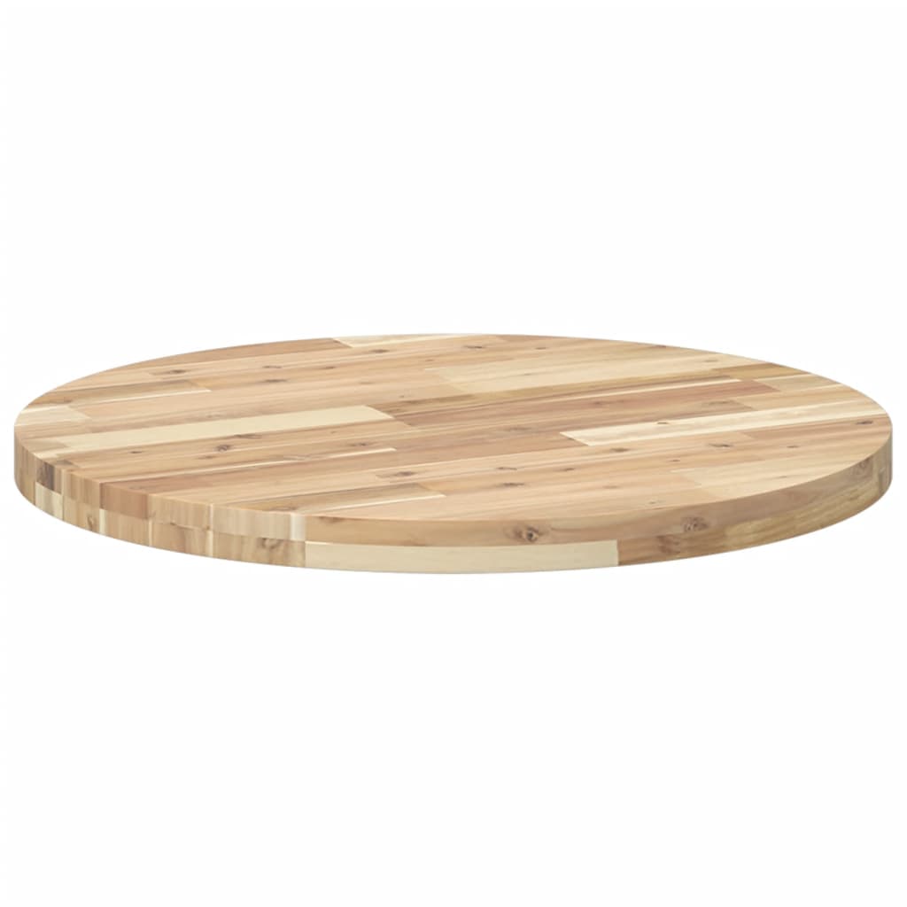 Tafelblad rond Ø 70x4 cm massief acaciahout is nu te koop bij PeponiXL, paradijselijk wonen!