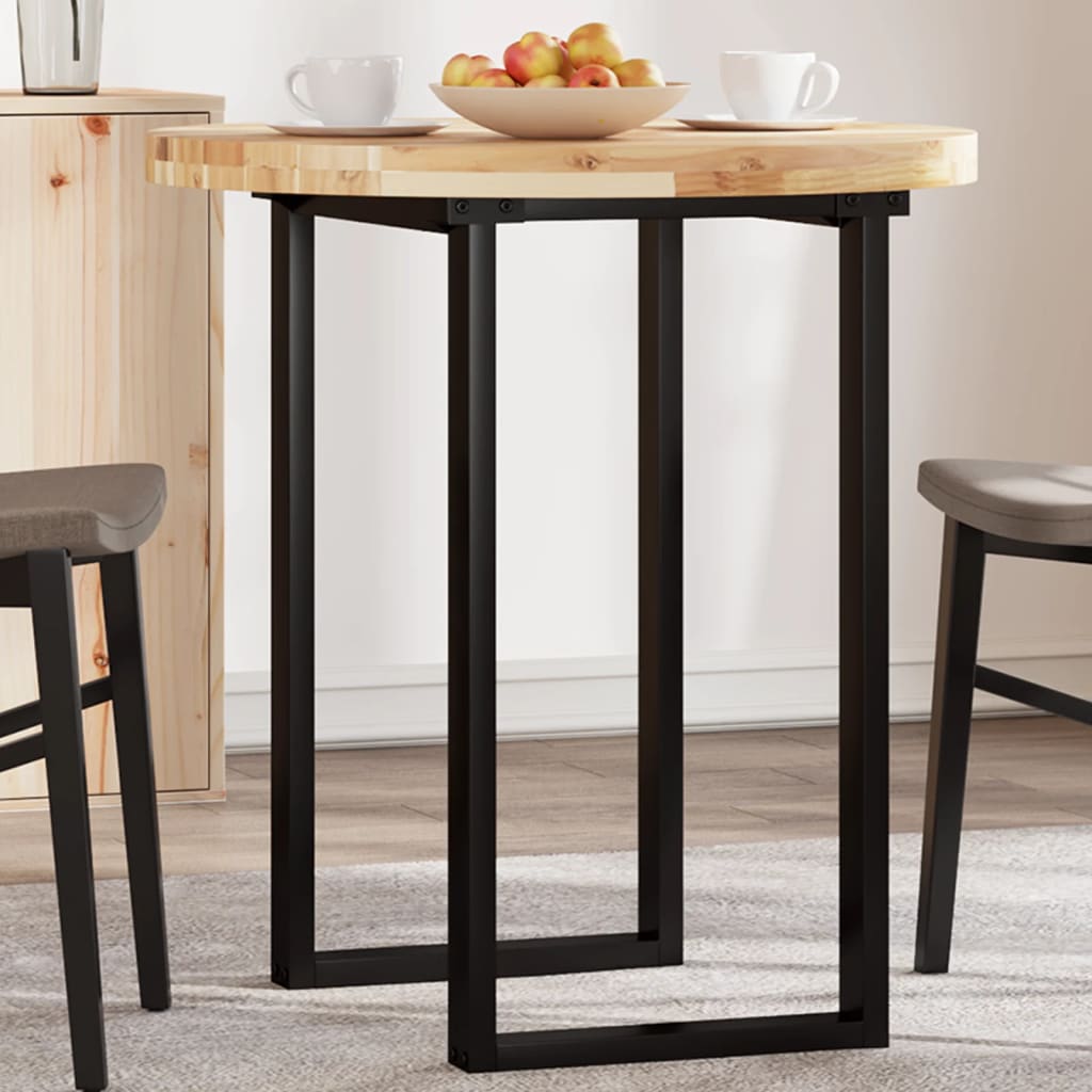 Tafelblad rond Ø 70x4 cm massief acaciahout is nu te koop bij PeponiXL, paradijselijk wonen!