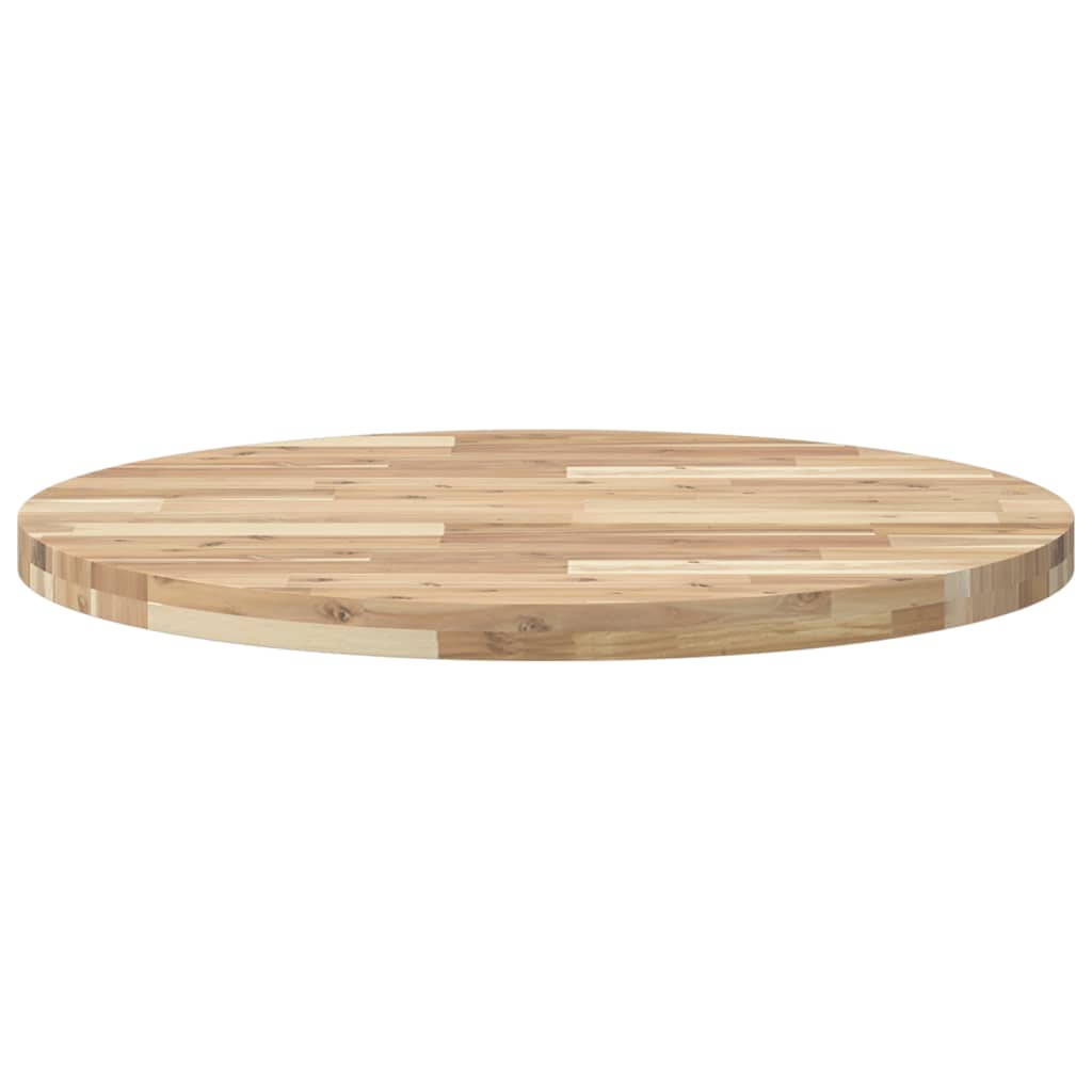 Tafelblad rond Ø 80x4 cm massief acaciahout is nu te koop bij PeponiXL, paradijselijk wonen!
