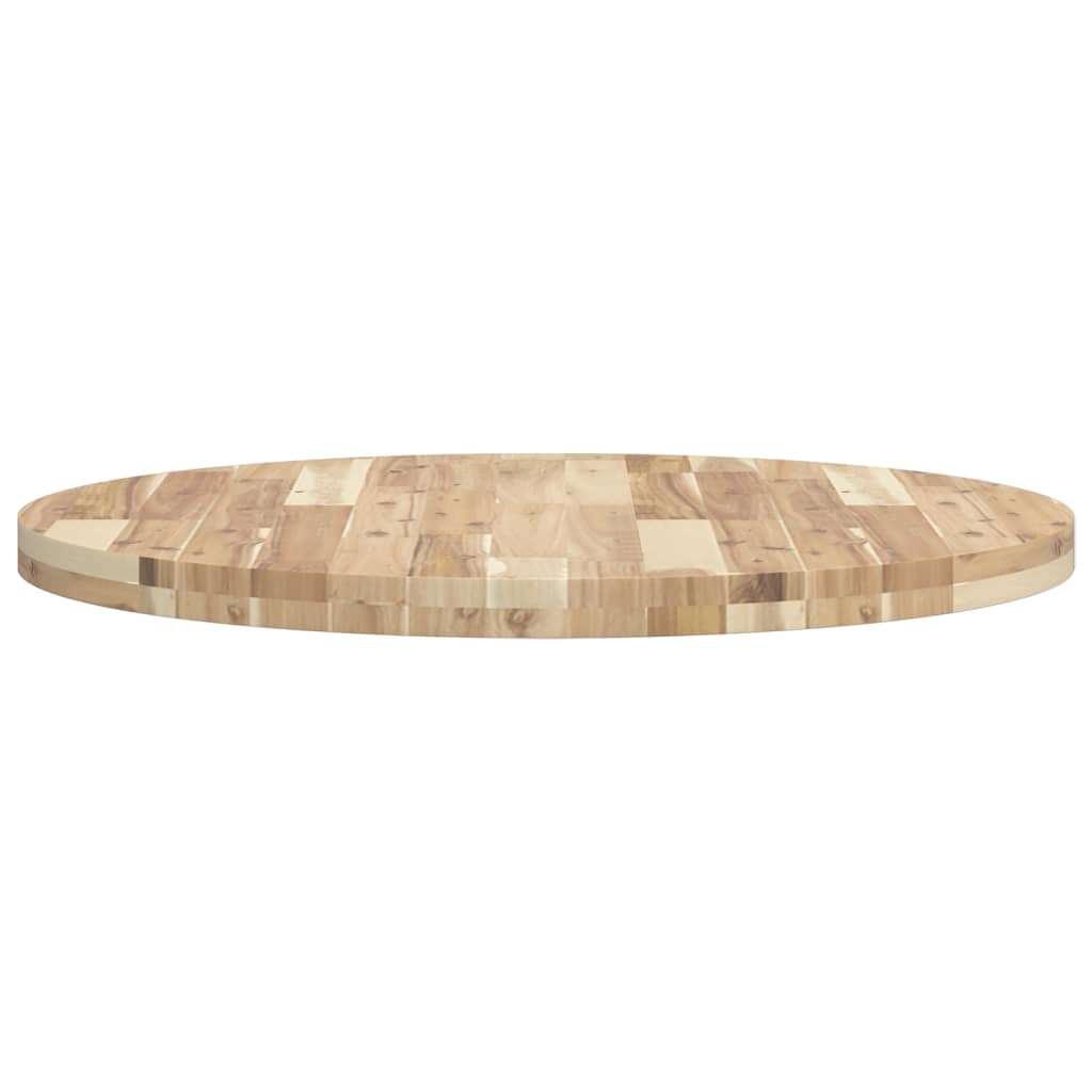 Tafelblad rond Ø 80x4 cm massief acaciahout is nu te koop bij PeponiXL, paradijselijk wonen!