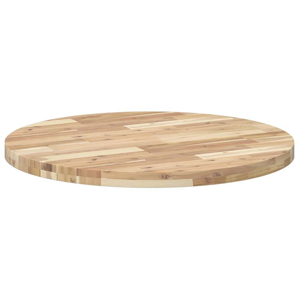 Tafelblad rond Ø 80x4 cm massief acaciahout is nu te koop bij PeponiXL, paradijselijk wonen!