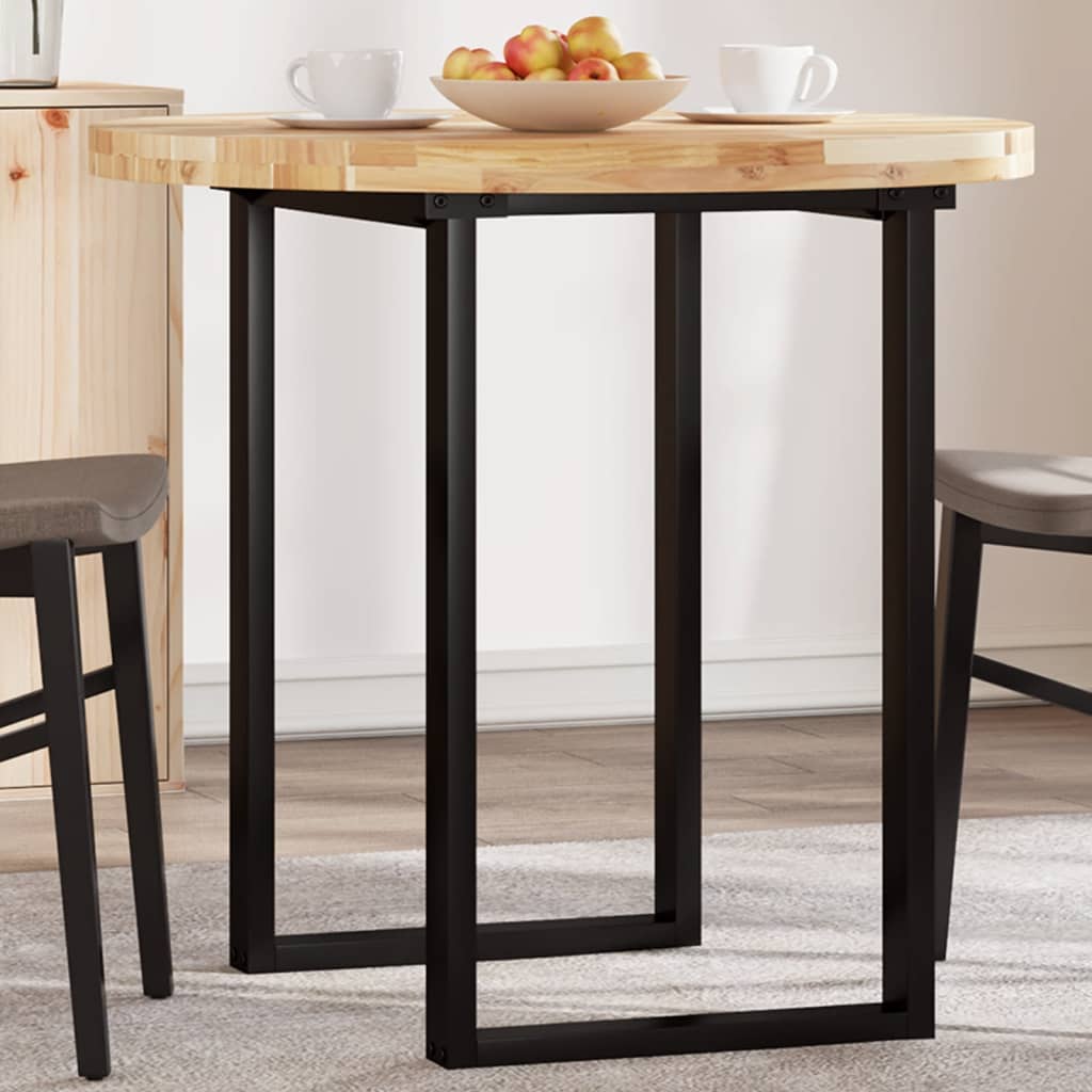 Tafelblad rond Ø 80x4 cm massief acaciahout is nu te koop bij PeponiXL, paradijselijk wonen!