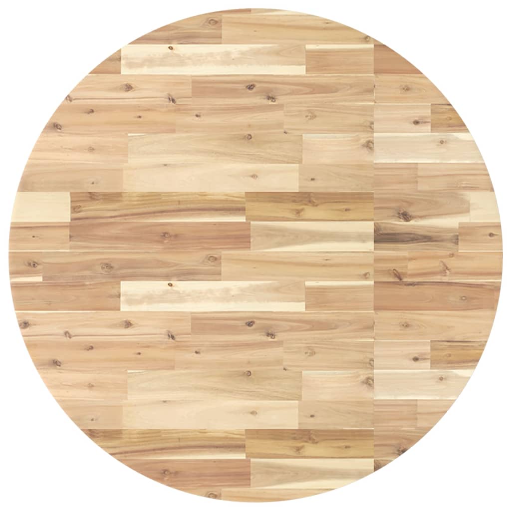 Tafelblad rond Ø 90x4 cm massief acaciahout is nu te koop bij PeponiXL, paradijselijk wonen!