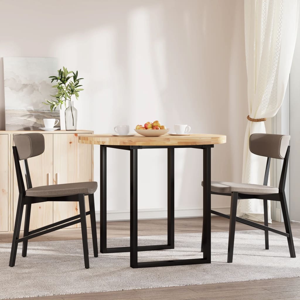 Tafelblad rond Ø 90x4 cm massief acaciahout is nu te koop bij PeponiXL, paradijselijk wonen!
