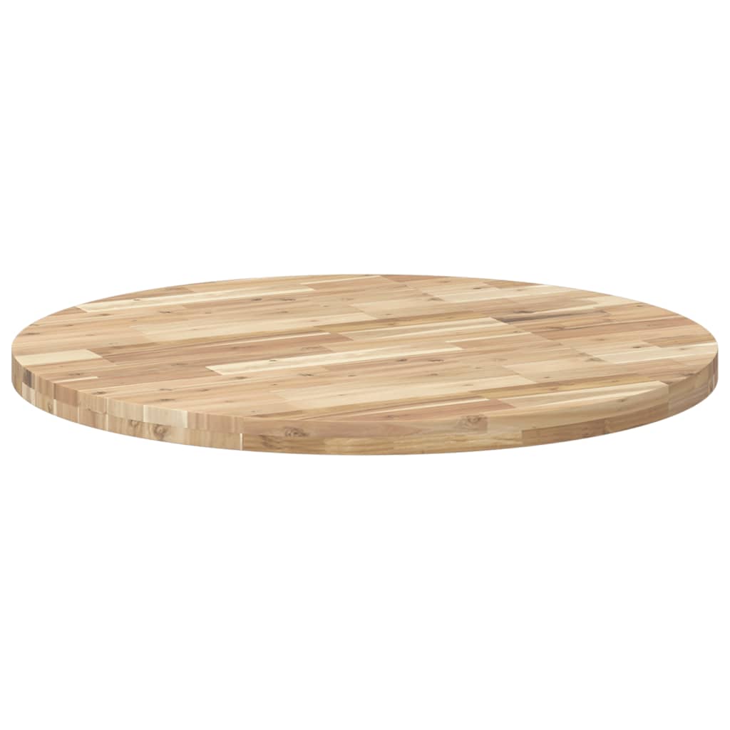 Tafelblad rond Ø 90x4 cm massief acaciahout is nu te koop bij PeponiXL, paradijselijk wonen!
