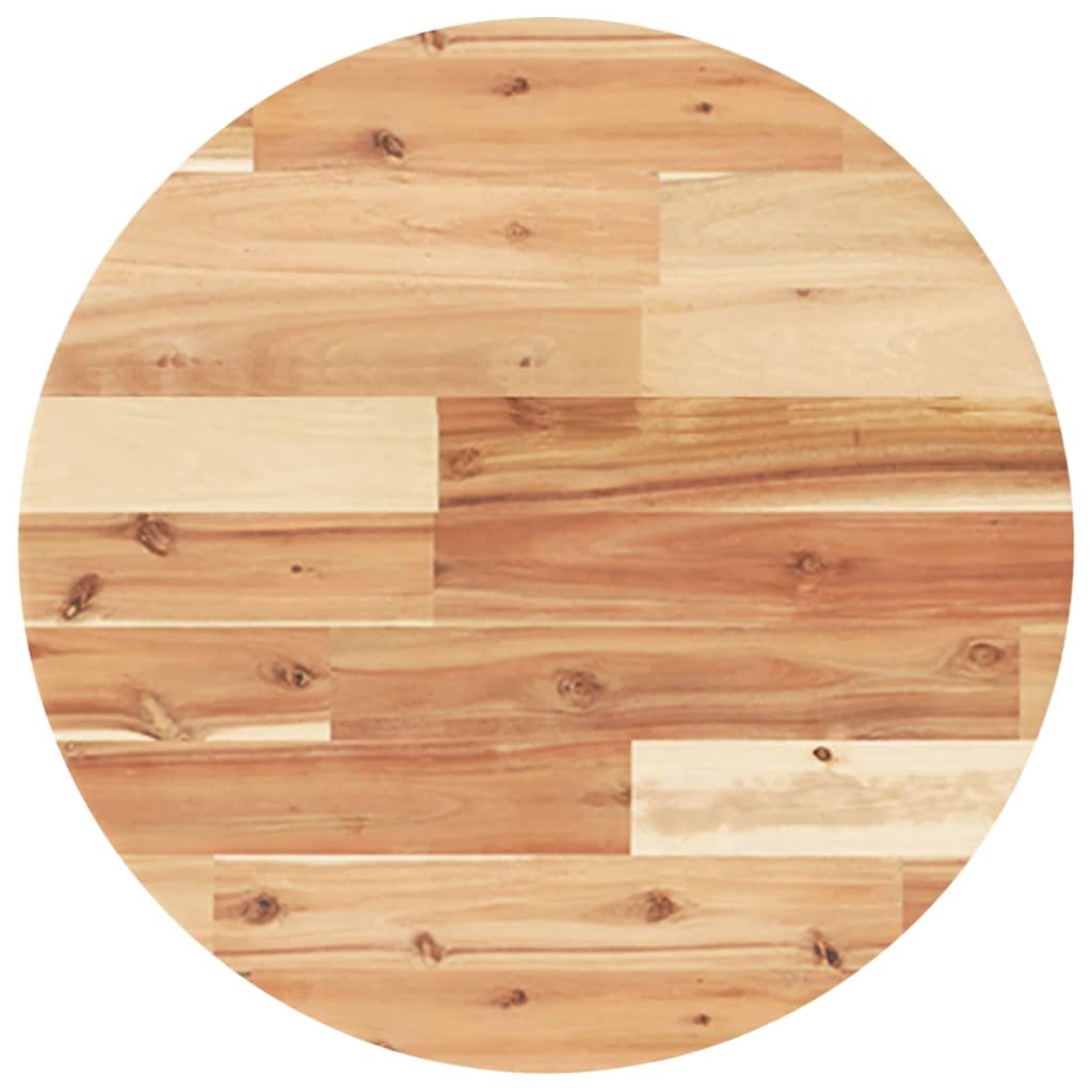 Tafelblad rond Ø 50x2 cm massief acaciahout is nu te koop bij PeponiXL, paradijselijk wonen!