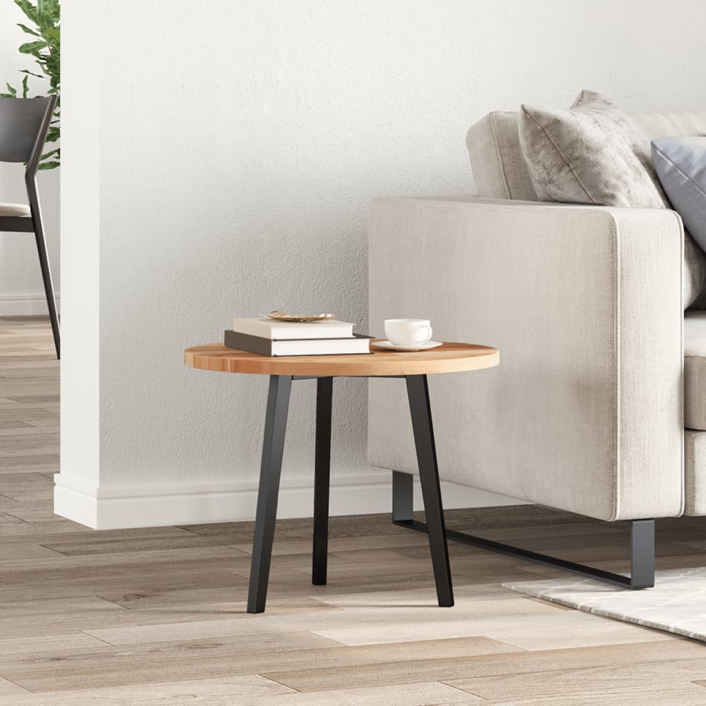 Tafelblad rond Ø 50x2 cm massief acaciahout is nu te koop bij PeponiXL, paradijselijk wonen!