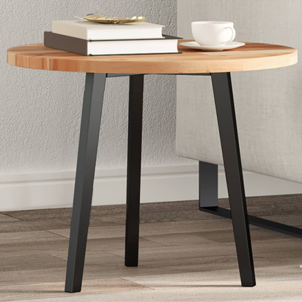 Tafelblad rond Ø 50x2 cm massief acaciahout is nu te koop bij PeponiXL, paradijselijk wonen!