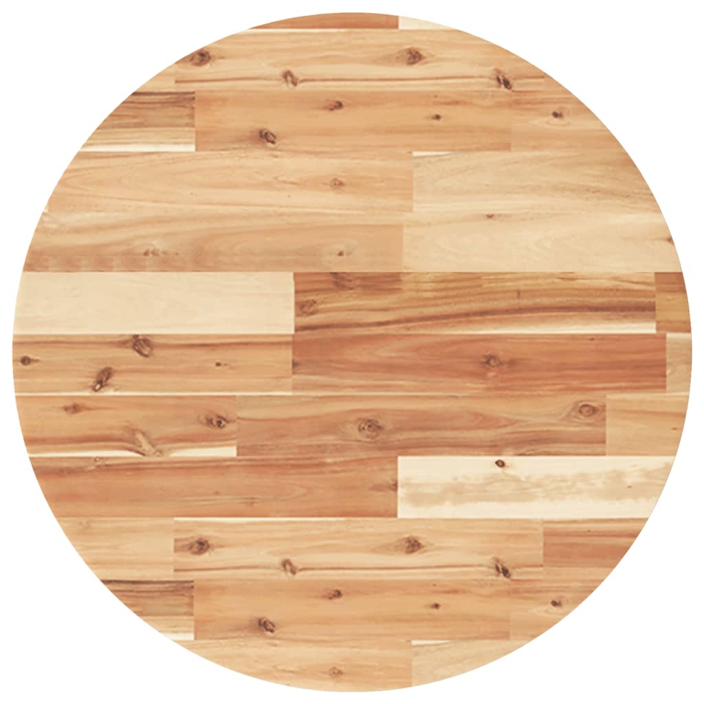 Tafelblad rond Ø 60x2 cm massief acaciahout is nu te koop bij PeponiXL, paradijselijk wonen!