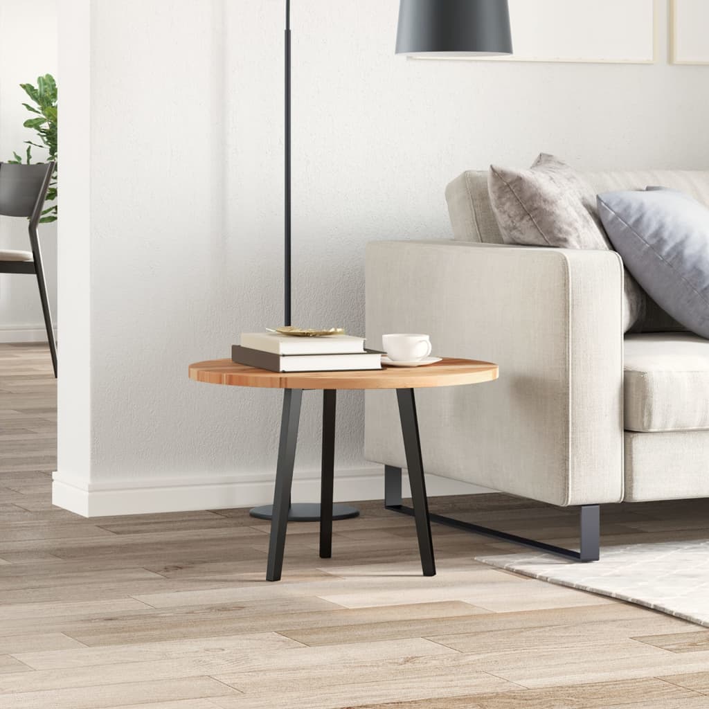 Tafelblad rond Ø 60x2 cm massief acaciahout is nu te koop bij PeponiXL, paradijselijk wonen!