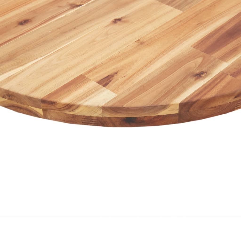 Tafelblad rond Ø 50x2 cm massief acaciahout is nu te koop bij PeponiXL, paradijselijk wonen!