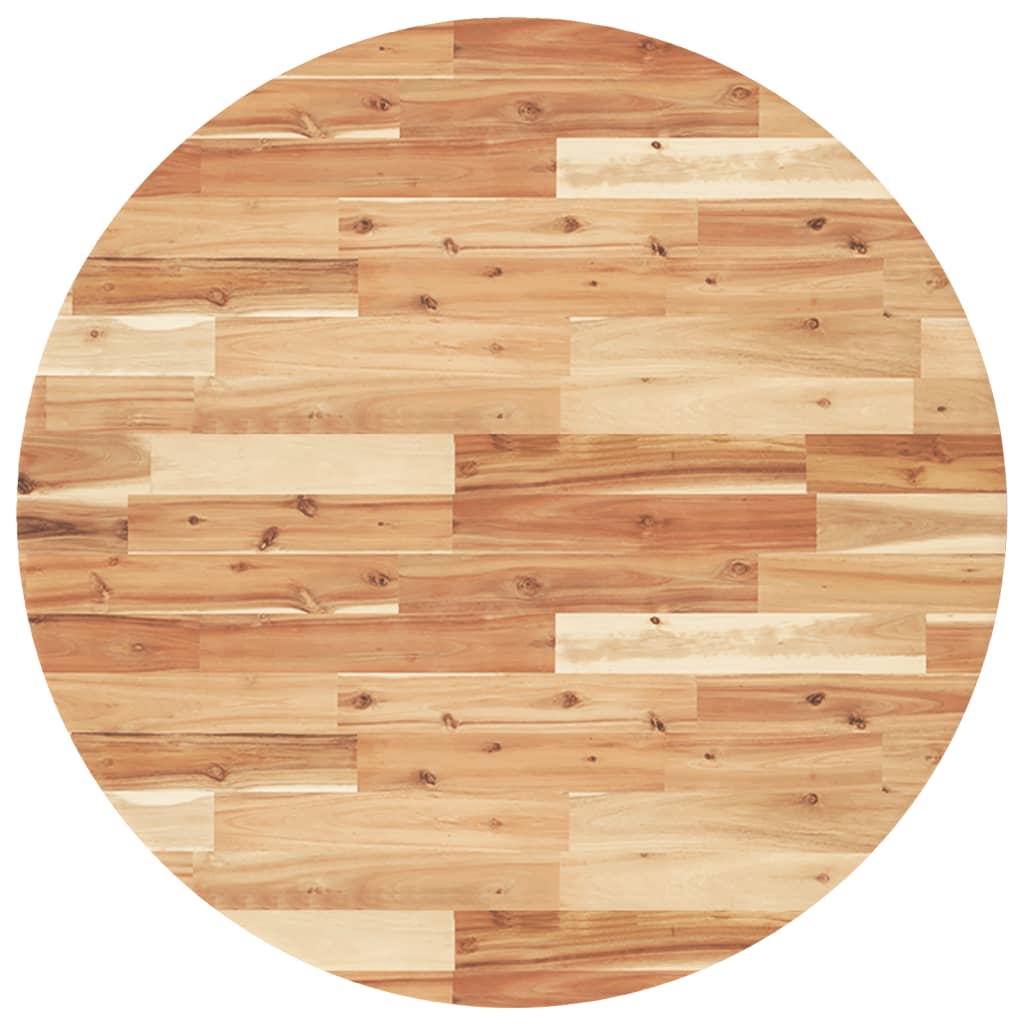 Tafelblad rond Ø 90x2 cm massief acaciahout is nu te koop bij PeponiXL, paradijselijk wonen!