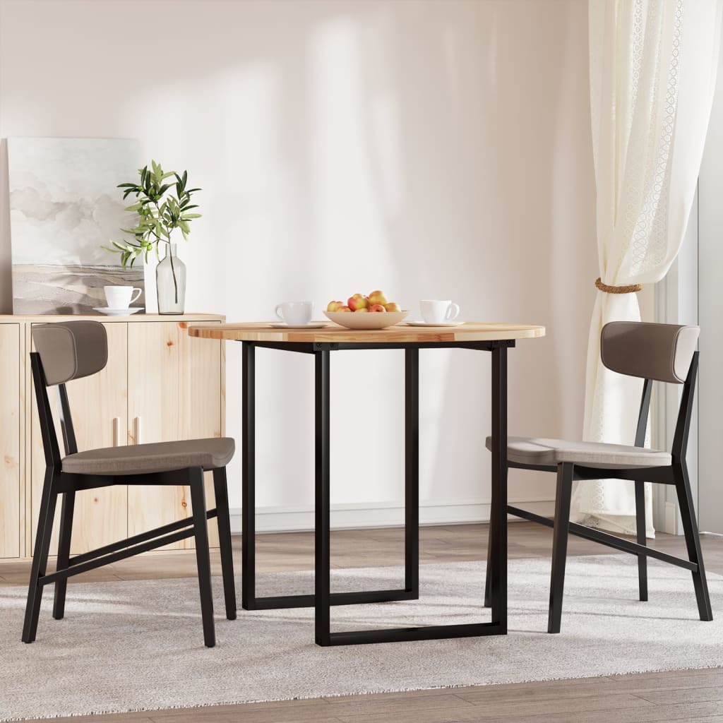 Tafelblad rond Ø 90x2 cm massief acaciahout is nu te koop bij PeponiXL, paradijselijk wonen!