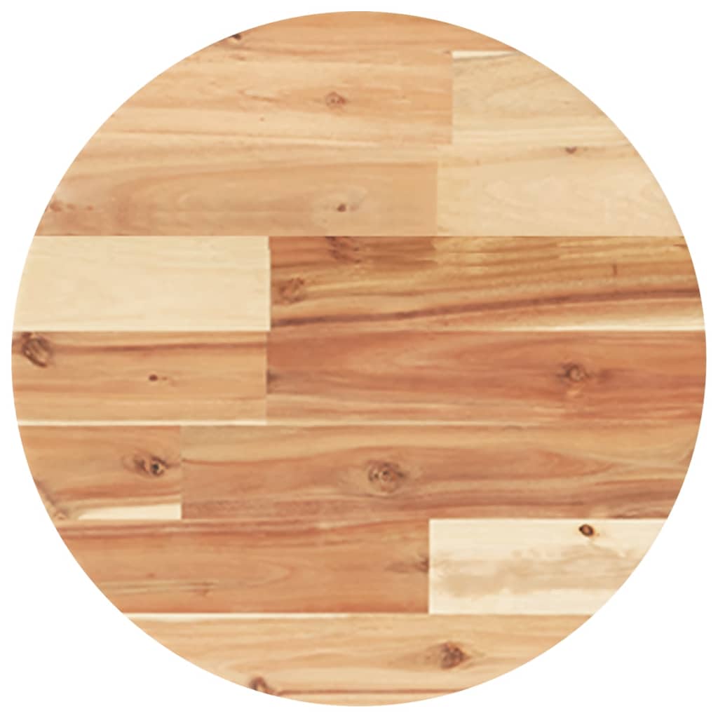 Tafelblad rond Ø 40x4 cm massief acaciahout is nu te koop bij PeponiXL, paradijselijk wonen!