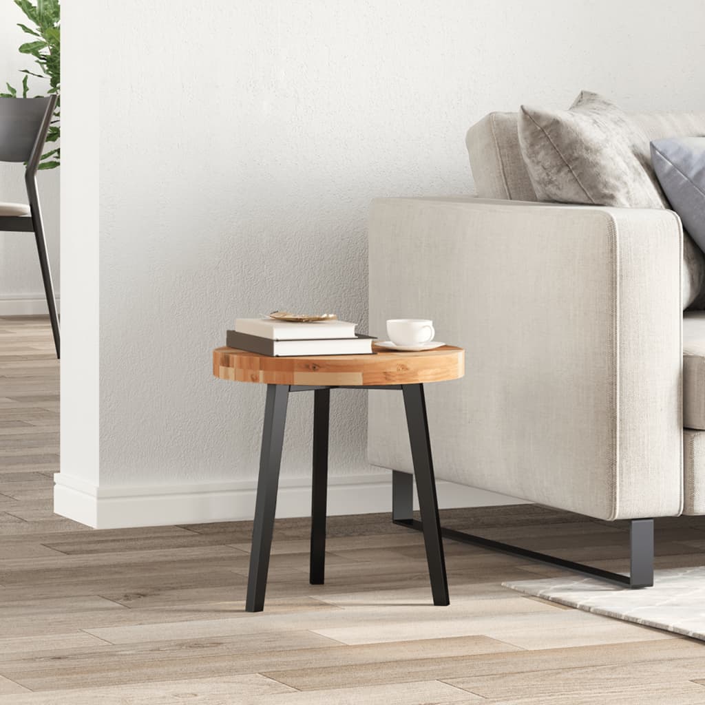Tafelblad rond Ø 40x4 cm massief acaciahout is nu te koop bij PeponiXL, paradijselijk wonen!
