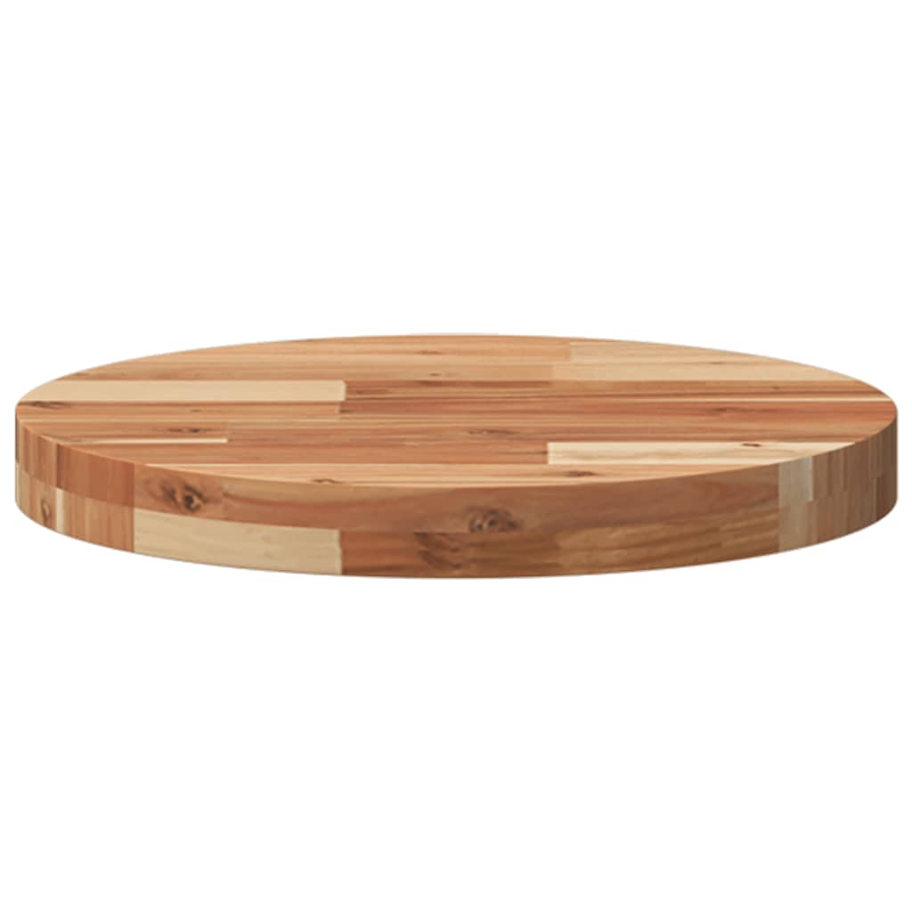 Tafelblad rond Ø 40x4 cm massief acaciahout is nu te koop bij PeponiXL, paradijselijk wonen!