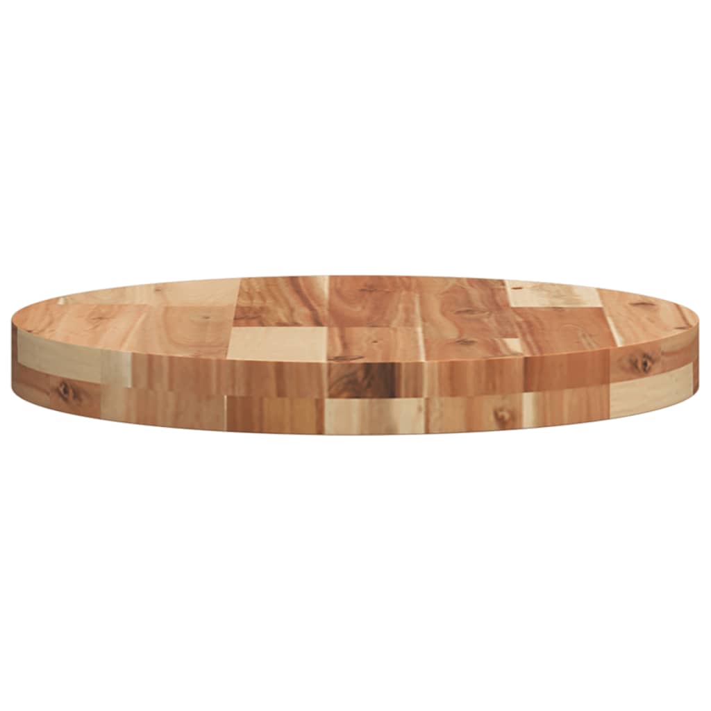 Tafelblad rond Ø 40x4 cm massief acaciahout is nu te koop bij PeponiXL, paradijselijk wonen!