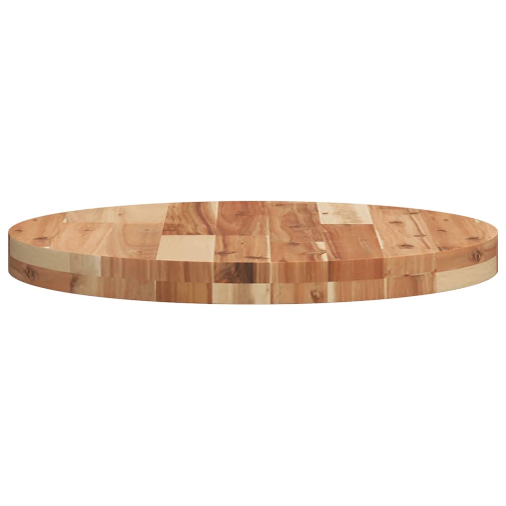 Tafelblad rond Ø 50x4 cm massief acaciahout is nu te koop bij PeponiXL, paradijselijk wonen!