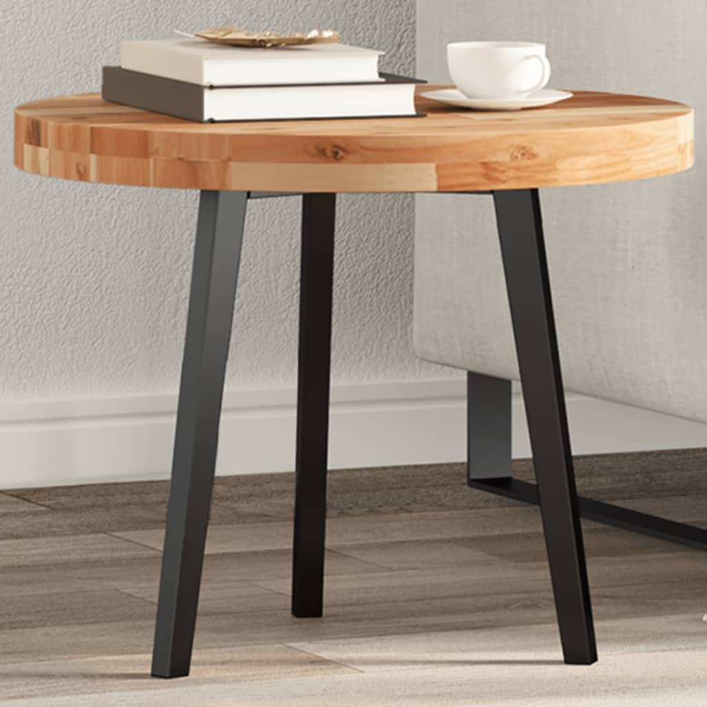 Tafelblad rond Ø 50x4 cm massief acaciahout is nu te koop bij PeponiXL, paradijselijk wonen!