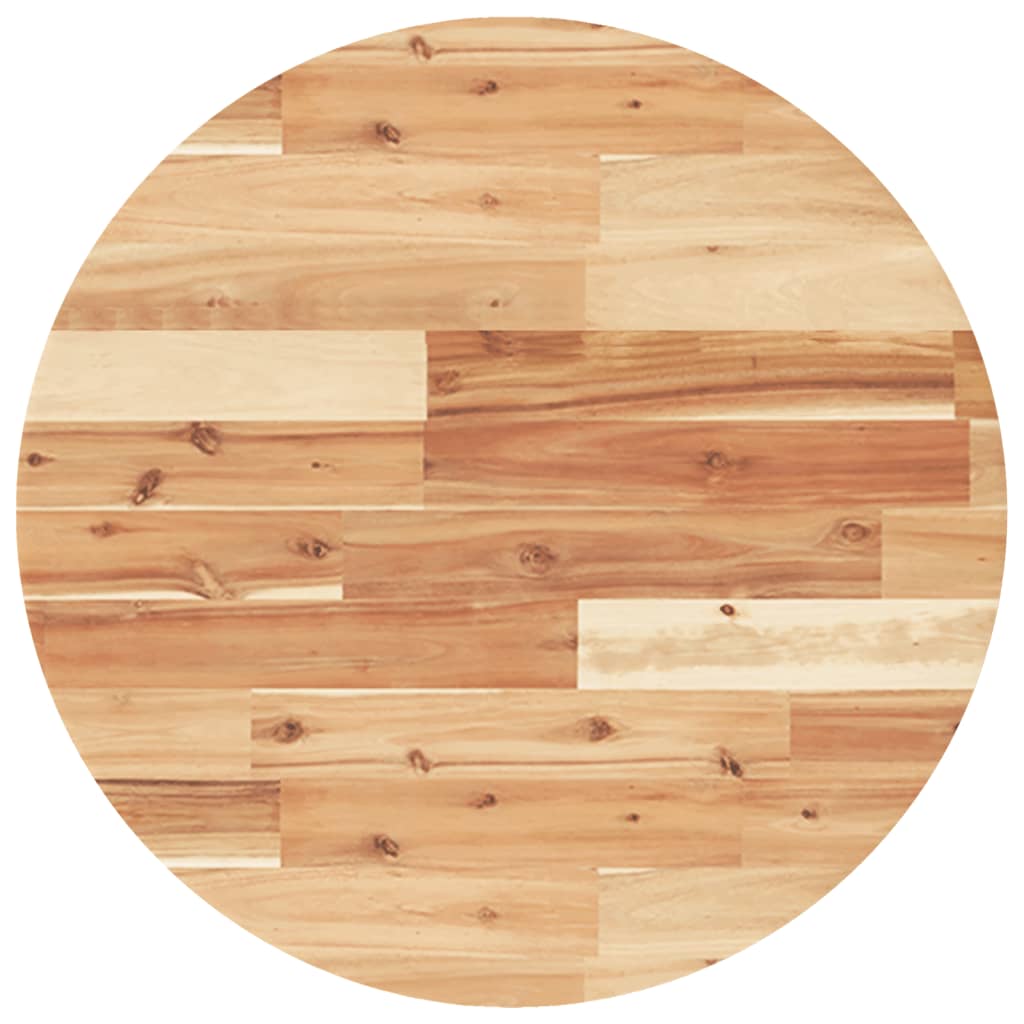Tafelblad rond Ø 60x4 cm massief acaciahout is nu te koop bij PeponiXL, paradijselijk wonen!