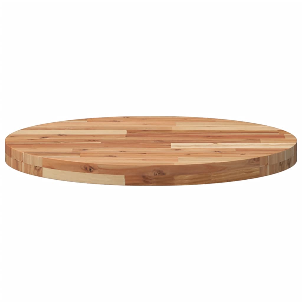 Tafelblad rond Ø 60x4 cm massief acaciahout is nu te koop bij PeponiXL, paradijselijk wonen!