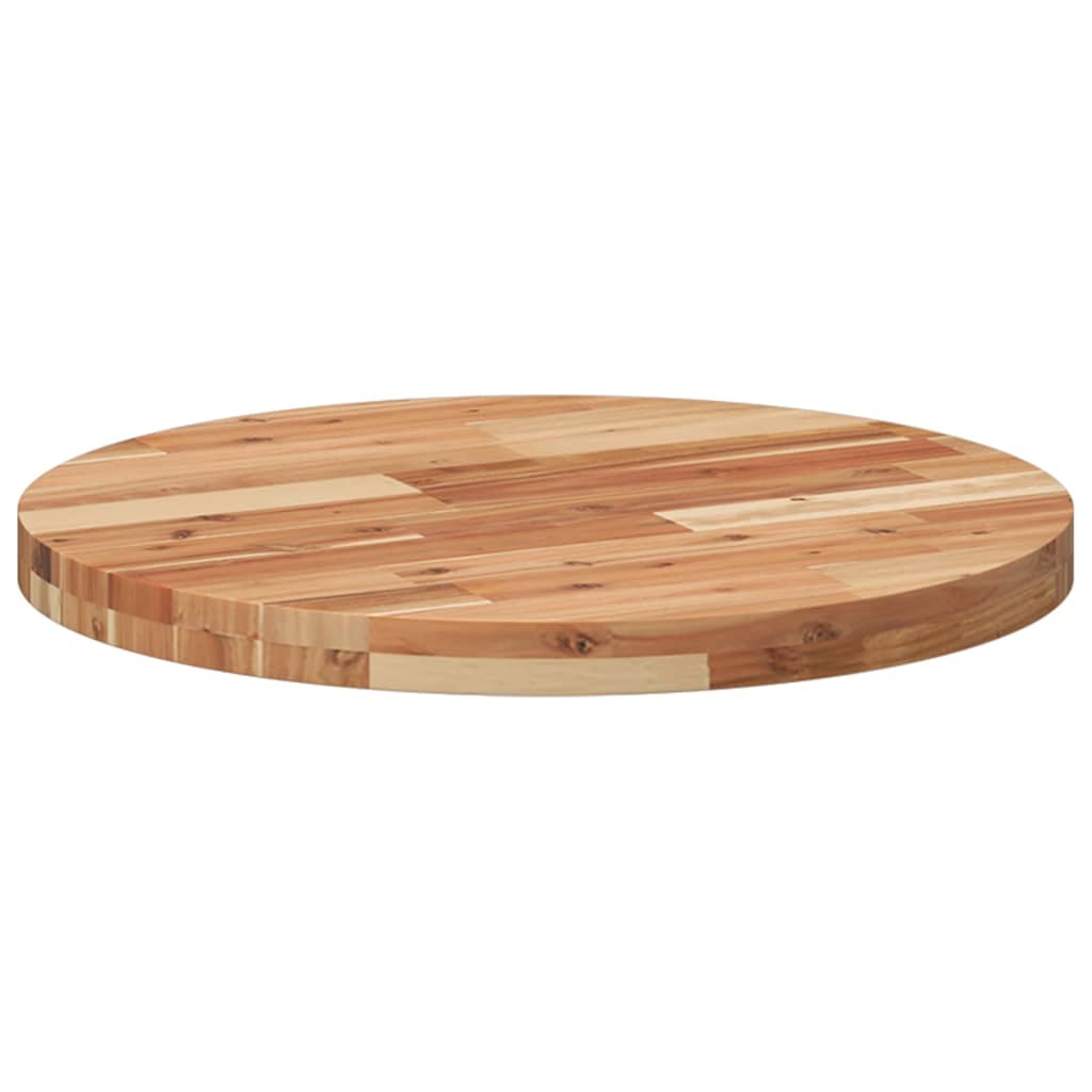 Tafelblad rond Ø 60x4 cm massief acaciahout is nu te koop bij PeponiXL, paradijselijk wonen!