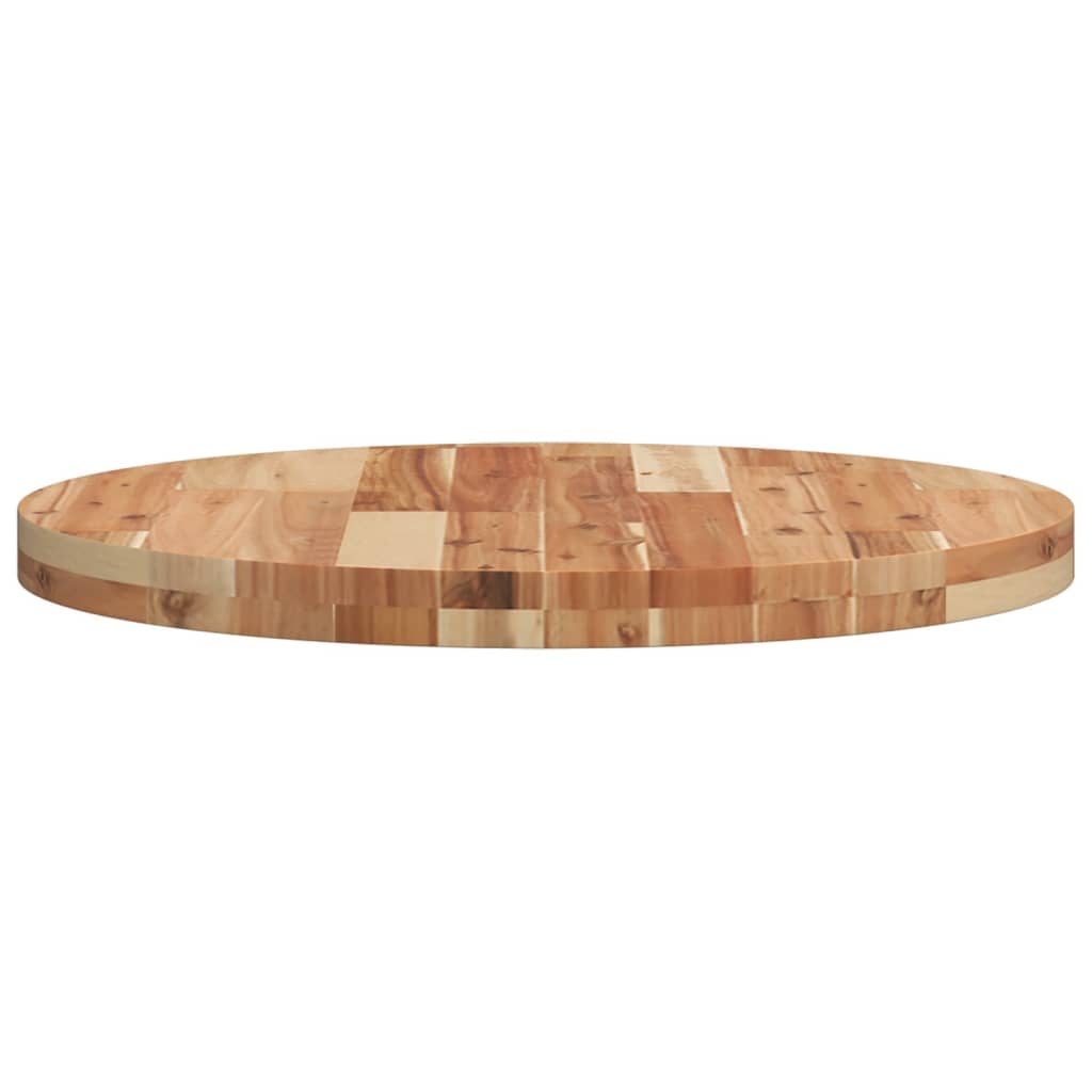 Tafelblad rond Ø 60x4 cm massief acaciahout is nu te koop bij PeponiXL, paradijselijk wonen!